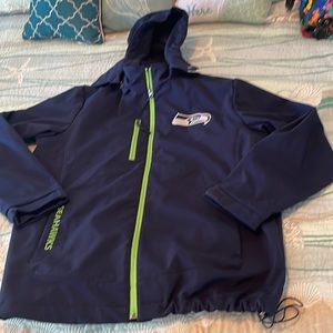 EUC XL Seattle Seahawks Fall Zip Jacket